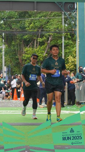 Race photo from Mangkunegaran Run 2025