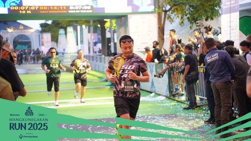 Race photo from Mangkunegaran Run 2025