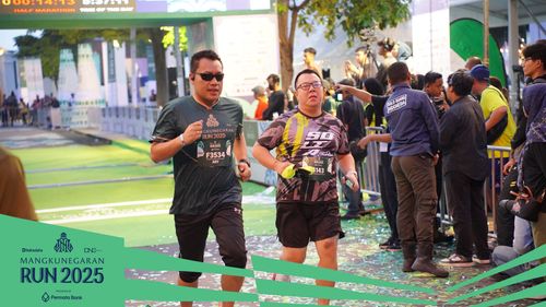 Race photo from Mangkunegaran Run 2025