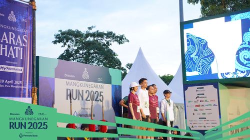 Race photo from Mangkunegaran Run 2025