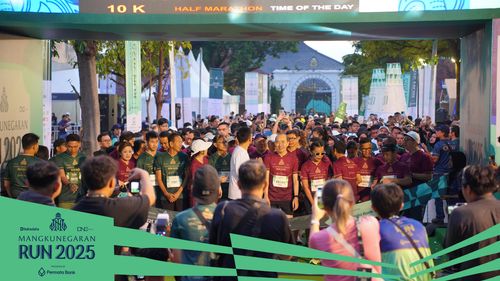 Race photo from Mangkunegaran Run 2025