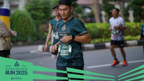 Race photo from Mangkunegaran Run 2025