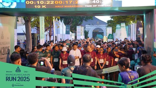 Race photo from Mangkunegaran Run 2025