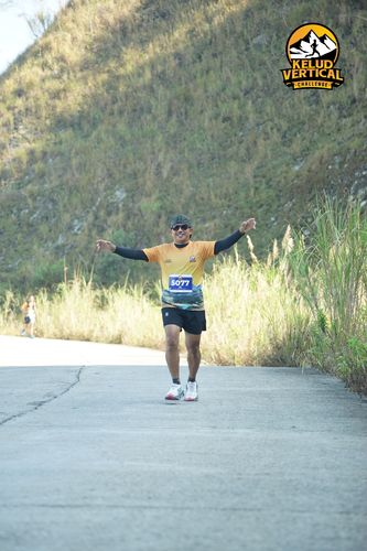 Race photo from Kelud Vertical Challenge 2024