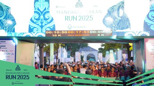 Race photo from Mangkunegaran Run 2025