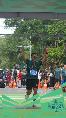 Race photo from Mangkunegaran Run 2025