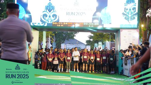 Race photo from Mangkunegaran Run 2025