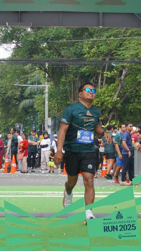 Race photo from Mangkunegaran Run 2025