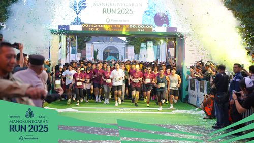 Race photo from Mangkunegaran Run 2025