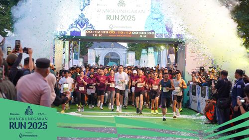 Race photo from Mangkunegaran Run 2025