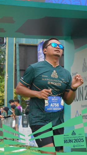 Race photo from Mangkunegaran Run 2025