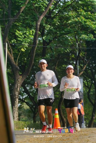 Race photo from BAF LIONS RUN 2024