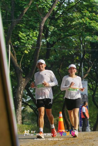 Race photo from BAF LIONS RUN 2024