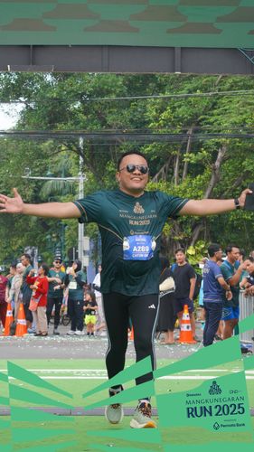 Race photo from Mangkunegaran Run 2025