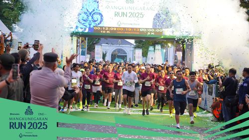 Race photo from Mangkunegaran Run 2025