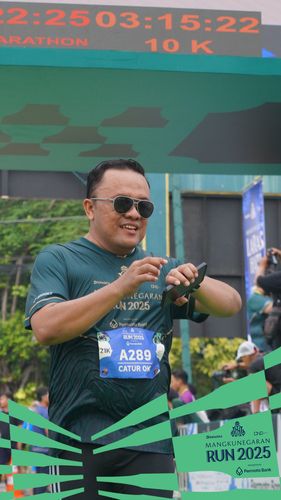 Race photo from Mangkunegaran Run 2025
