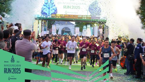 Race photo from Mangkunegaran Run 2025