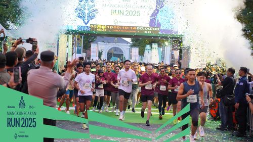 Race photo from Mangkunegaran Run 2025
