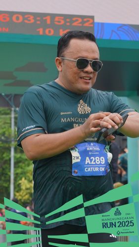 Race photo from Mangkunegaran Run 2025