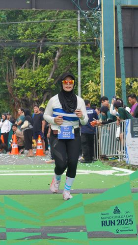 Race photo from Mangkunegaran Run 2025
