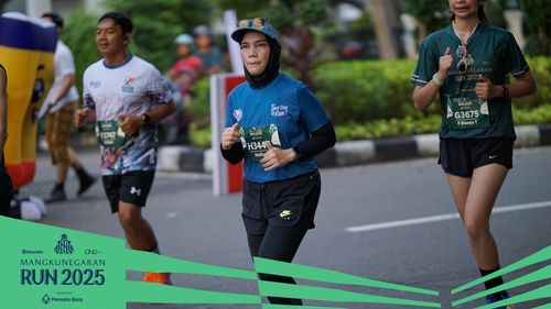 Race photo from Mangkunegaran Run 2025