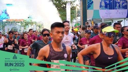 Race photo from Mangkunegaran Run 2025