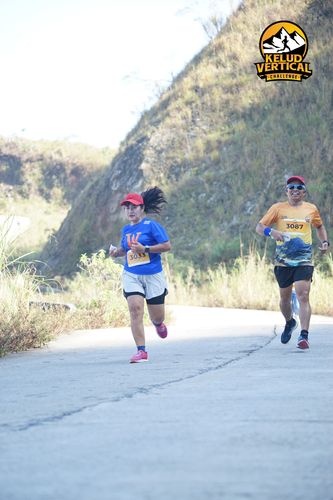 Race photo from Kelud Vertical Challenge 2024