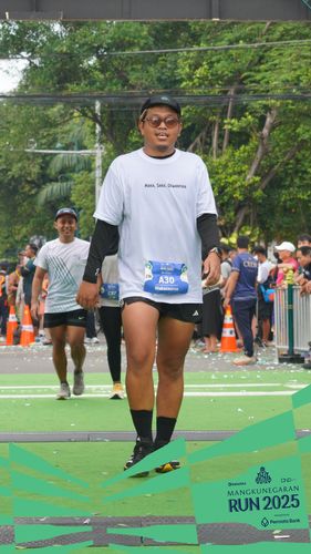 Race photo from Mangkunegaran Run 2025