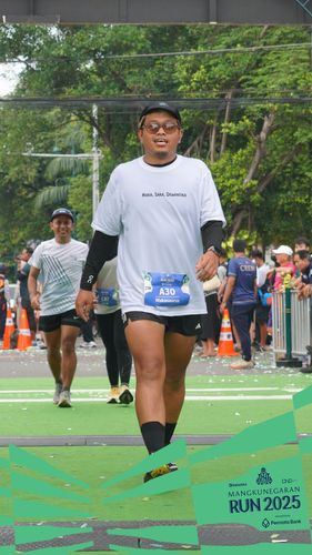 Race photo from Mangkunegaran Run 2025