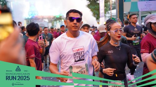 Race photo from Mangkunegaran Run 2025