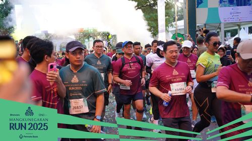 Race photo from Mangkunegaran Run 2025