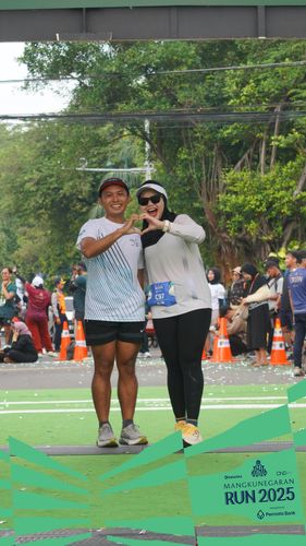 Race photo from Mangkunegaran Run 2025