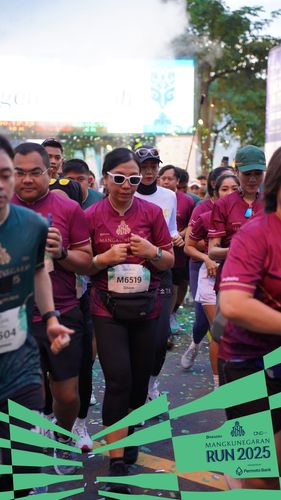 Race photo from Mangkunegaran Run 2025
