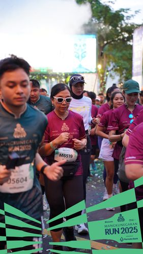 Race photo from Mangkunegaran Run 2025