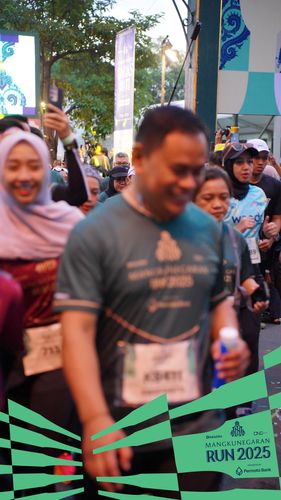 Race photo from Mangkunegaran Run 2025