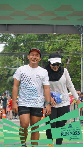 Race photo from Mangkunegaran Run 2025