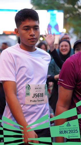 Race photo from Mangkunegaran Run 2025