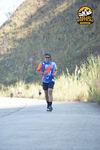 Race photo from Kelud Vertical Challenge 2024