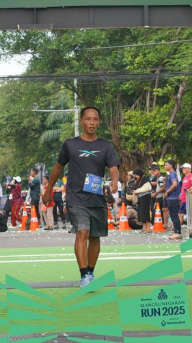 Race photo from Mangkunegaran Run 2025