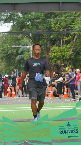 Race photo from Mangkunegaran Run 2025