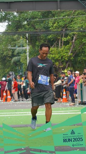 Race photo from Mangkunegaran Run 2025