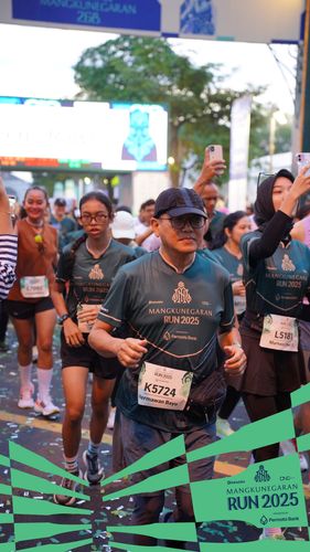 Race photo from Mangkunegaran Run 2025
