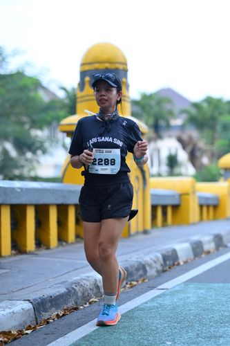 Race photo from KEMLU RUN 2025