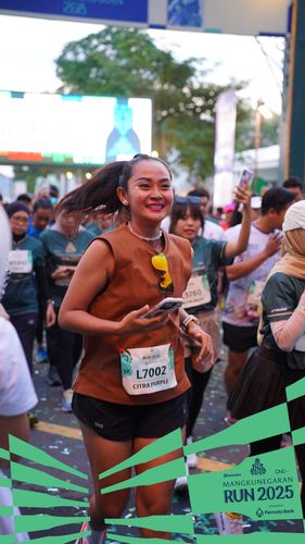 Race photo from Mangkunegaran Run 2025