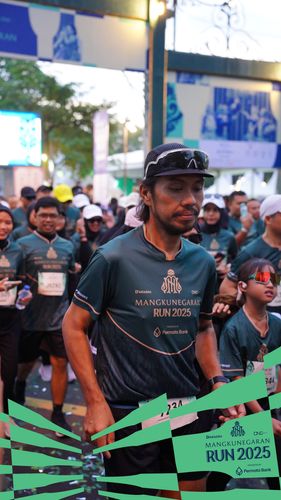 Race photo from Mangkunegaran Run 2025