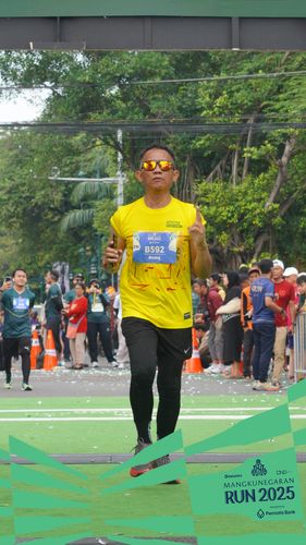 Race photo from Mangkunegaran Run 2025