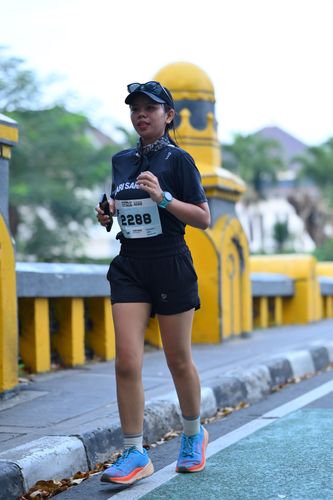 Race photo from KEMLU RUN 2025