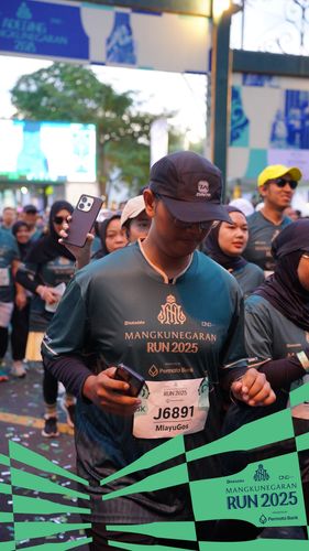 Race photo from Mangkunegaran Run 2025