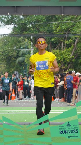 Race photo from Mangkunegaran Run 2025
