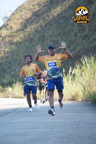 Race photo from Kelud Vertical Challenge 2024